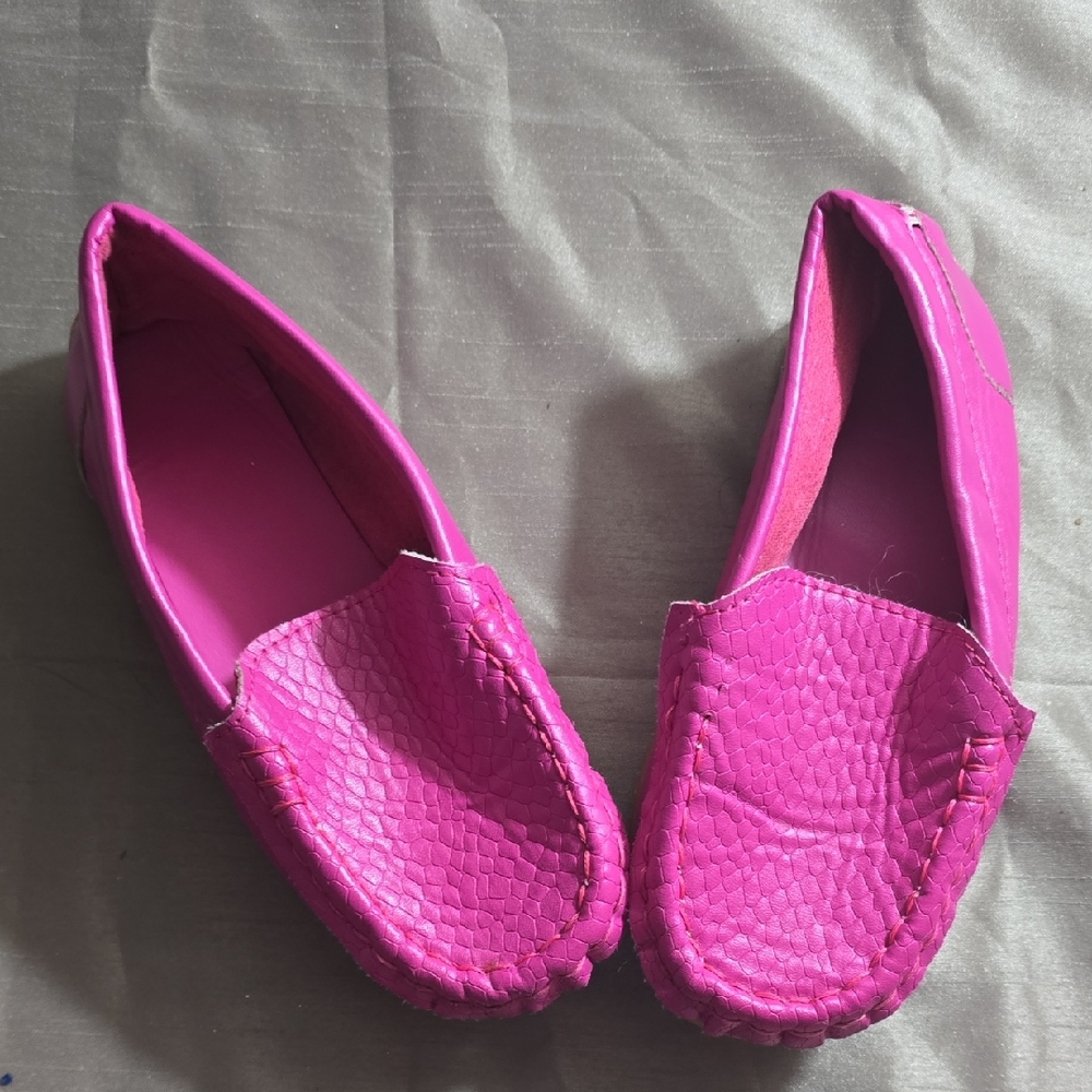 Vibrant Pink Loafers